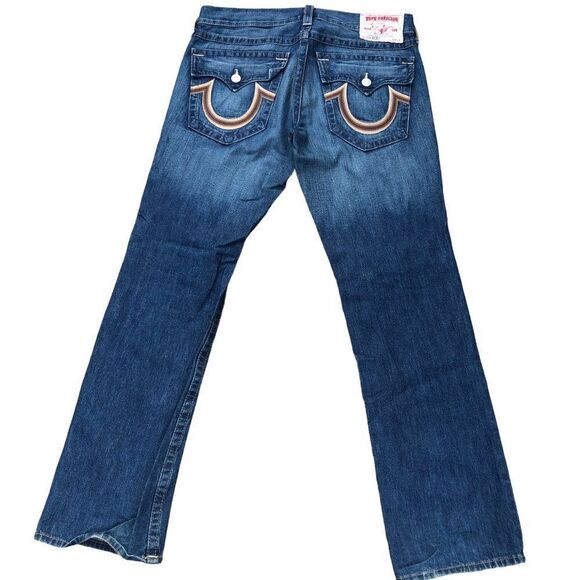 Vintage True Religion Jeans Size 36 RICKY Blue - Picture 3 of 7